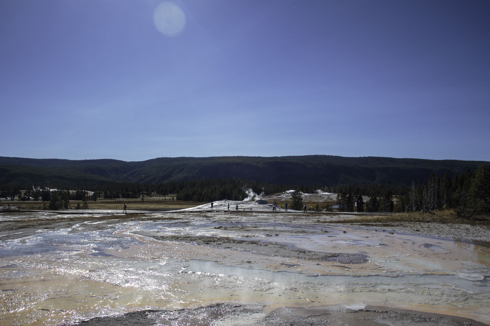 Doublet Pool near Old Faithful in Yellowstone National Park